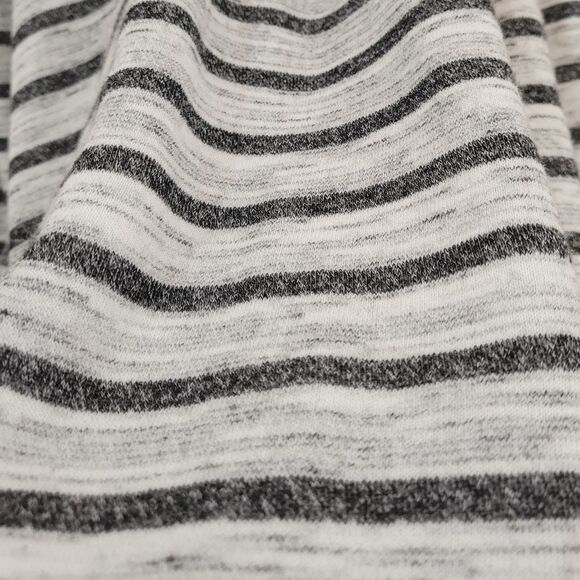 The Impeccable Pig grey striped waterfall open front cardigan Size S - Picture 4 of 9